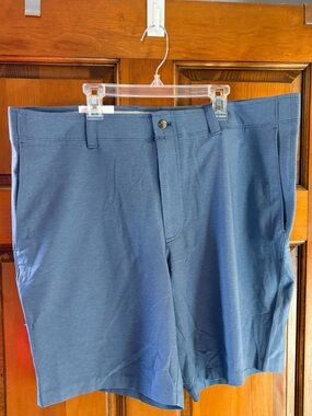 Callaway Blue Flat Front Performance Golf Shorts NEW